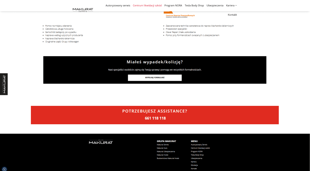 Zdarzenie drogowe? Kompleksowy poradnik jak zgłosić szkodę w Makurat Serwis 6 zgloszenie szkody 2