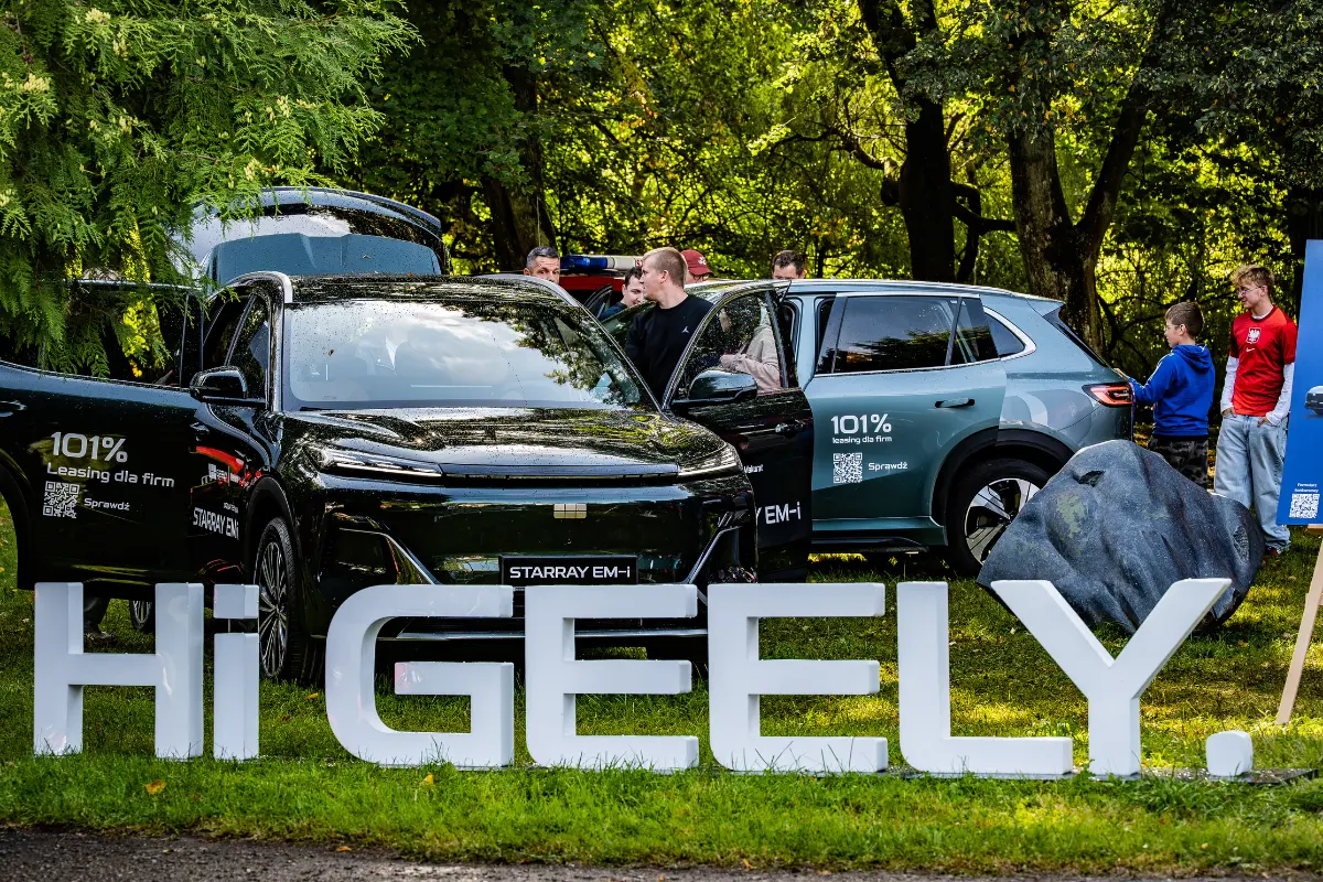 Jarmark Kaszubski w Kartuzach – stoisko GEELY Makurat w Parku Solidarności
