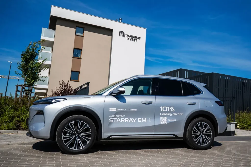 Geely Starray EM-i w salonie Geely Makurat Trójmiasto